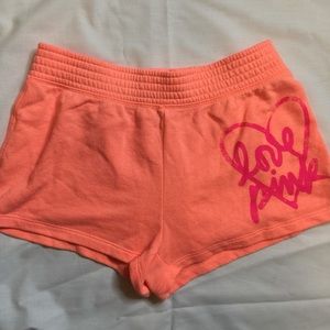 PINK Neon Coral comfy SHORTS
